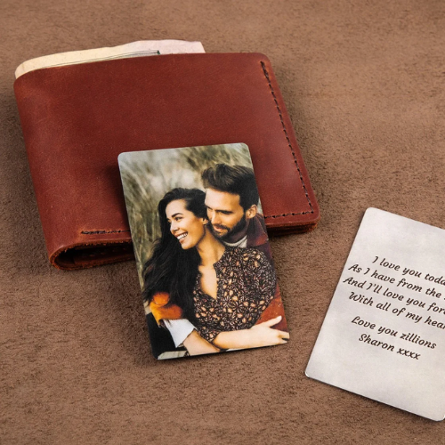 Custom Engraved Metal Wallet Card